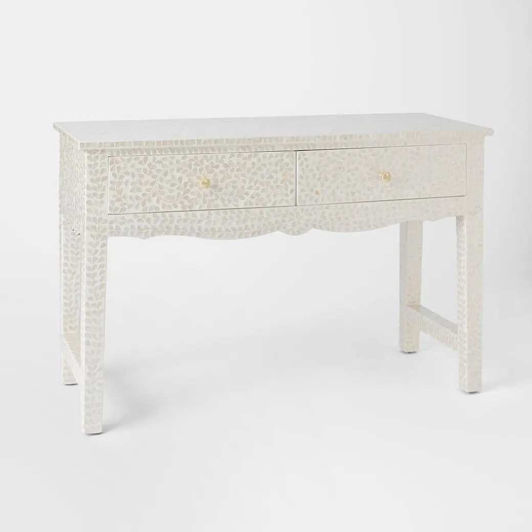 Alice Inlay 2 Drawer Console Table