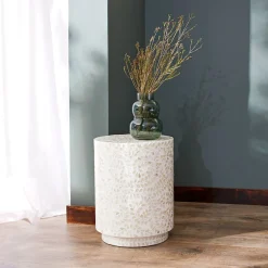 Alice Shell Inlay Stool