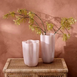 Amara Glass Vase Small - Milky Pink