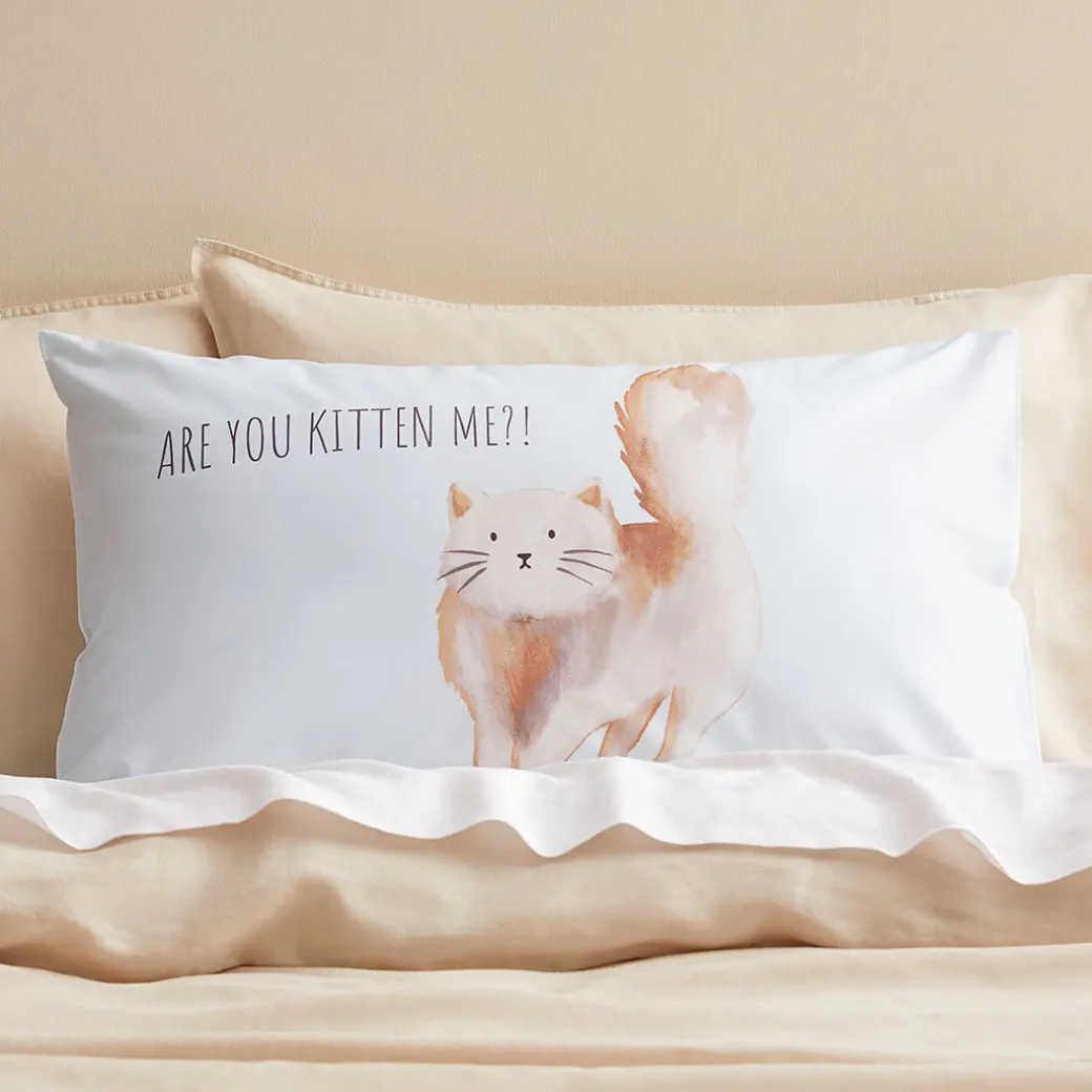 Are You Kitten Me Standard Pillowcase