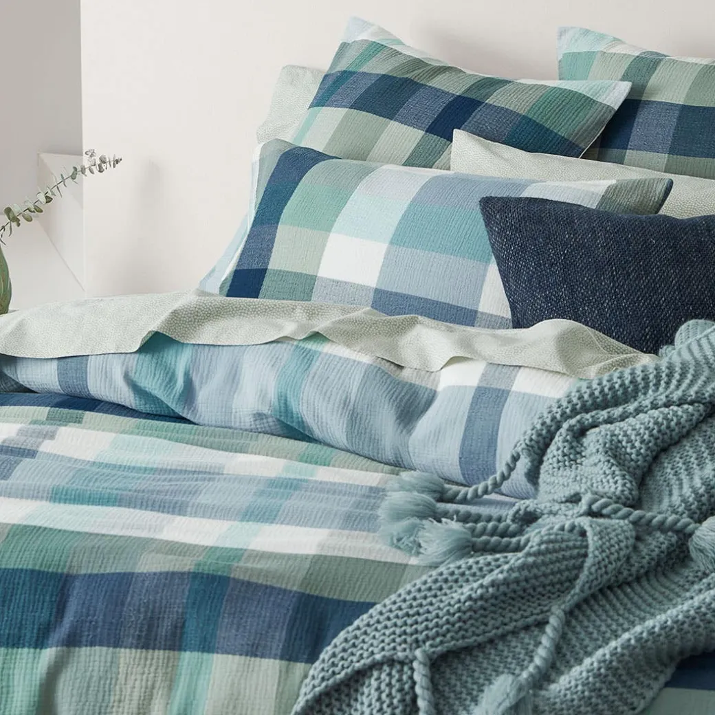 Arlo Quilt Cover - Peach, Pink