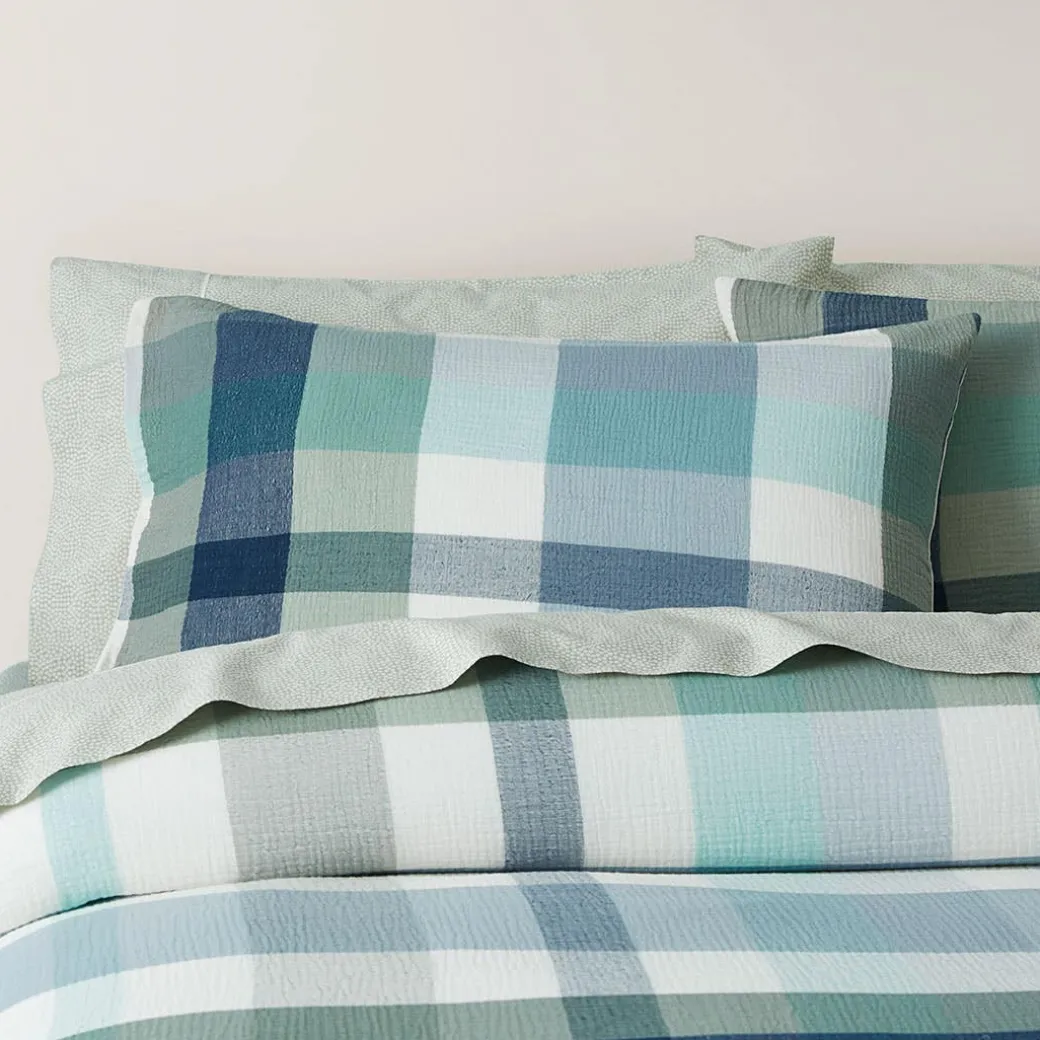 Arlo Quilt Cover - Peach, Pink