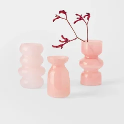 Azure Bubble Glass Vase