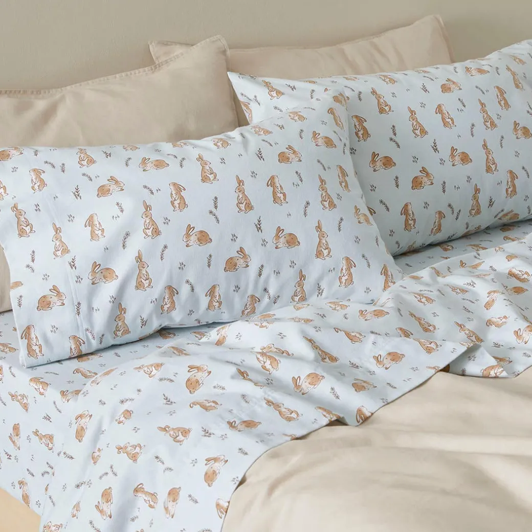 Benjy Flannelette Sheet Set
