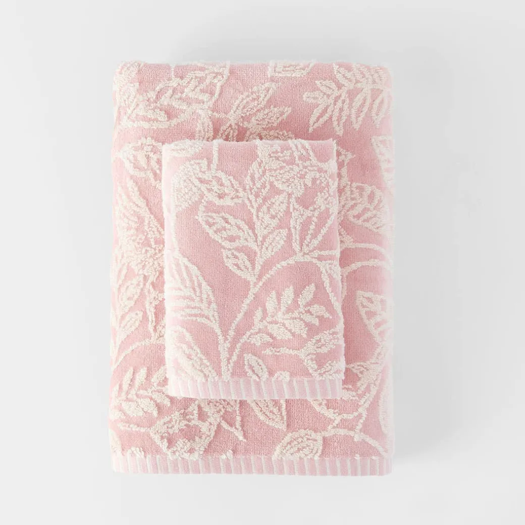 Birdsong Towel - Dusty Rose