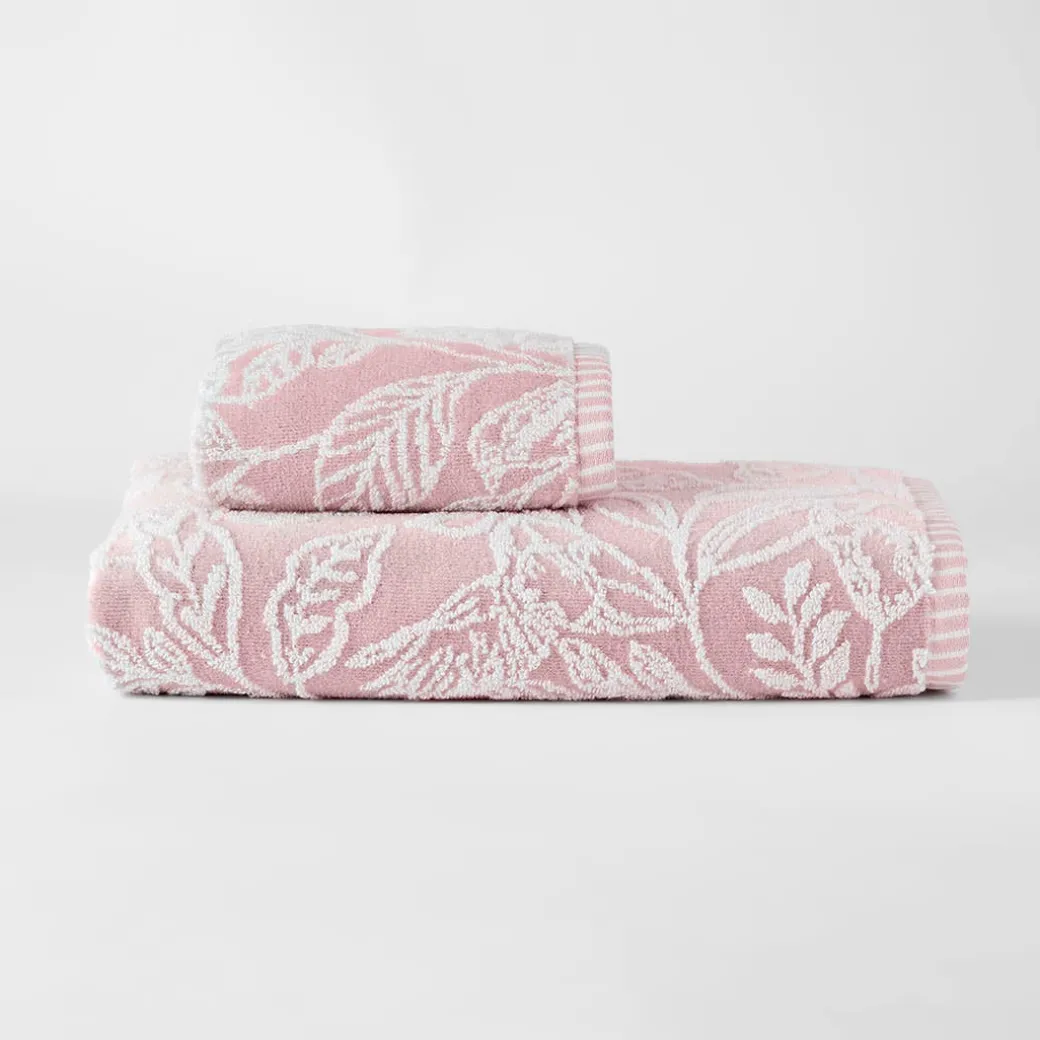Birdsong Towel - Dusty Rose