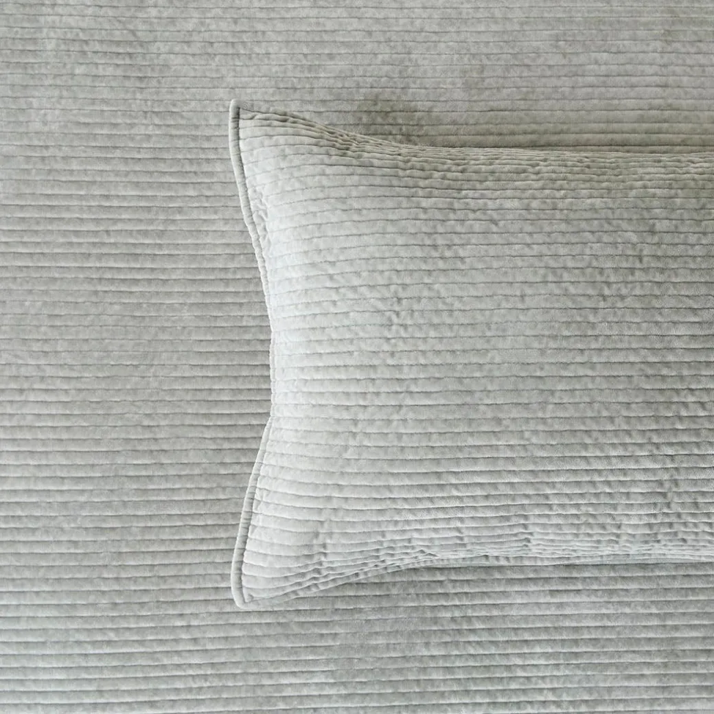 Blake Coverlet - Smoke Blue