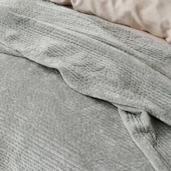 Blake Coverlet - Smoke Blue