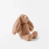 Bobbie Plush Bunny Small - Chocolate