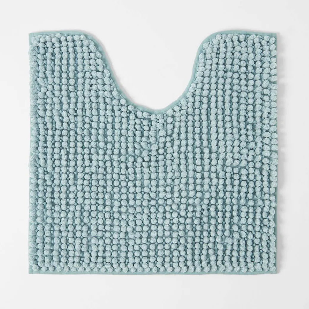 Bobble Melange Bath Mat - Charcoal