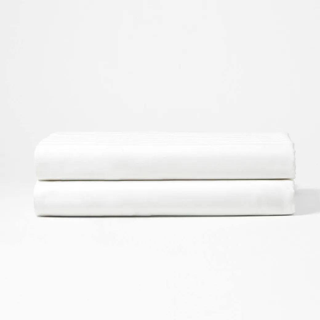 Cambridge 800 TC Egyptian Cotton Fitted Sheets - White
