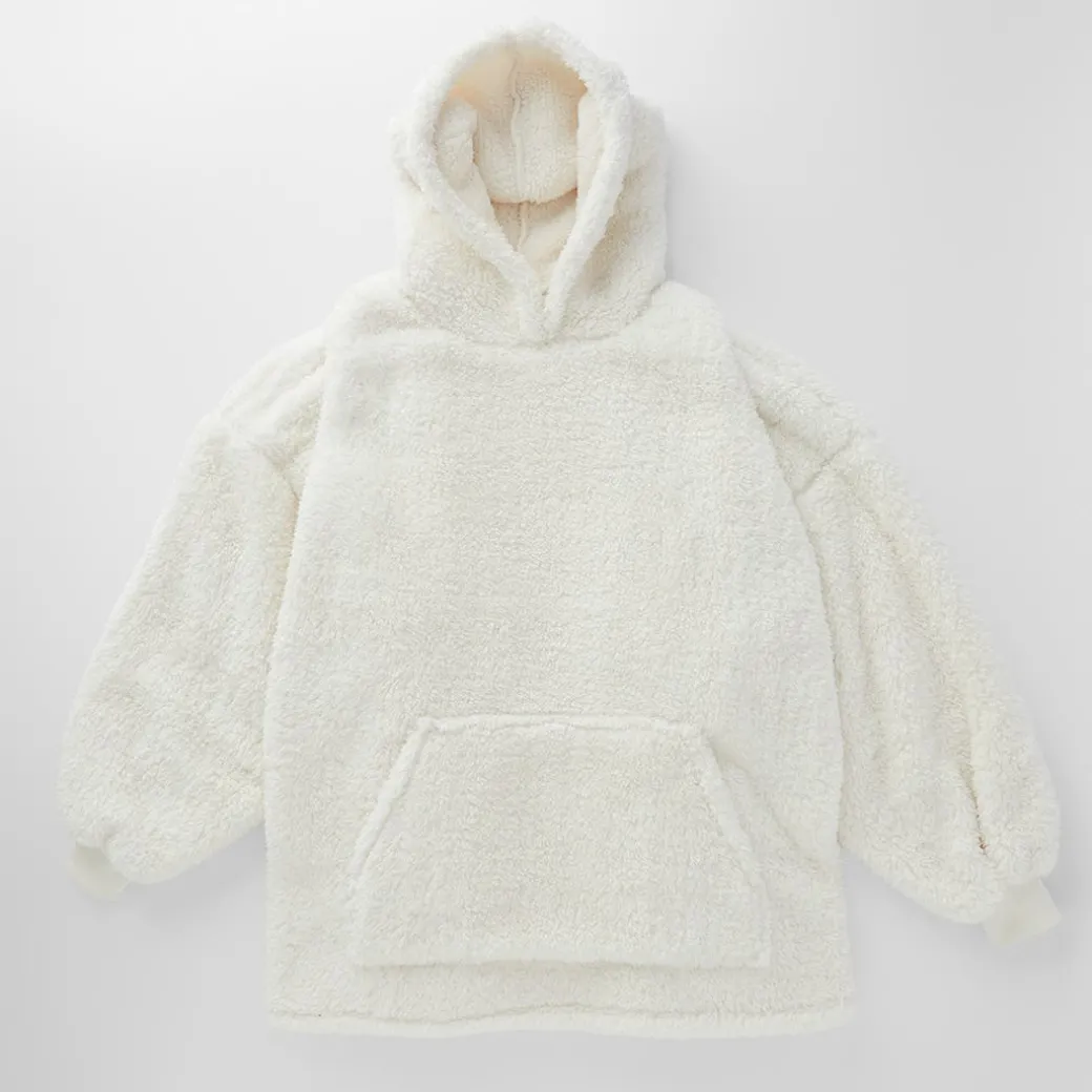 Cloud Hooded Fluffy Sherpa Blanket