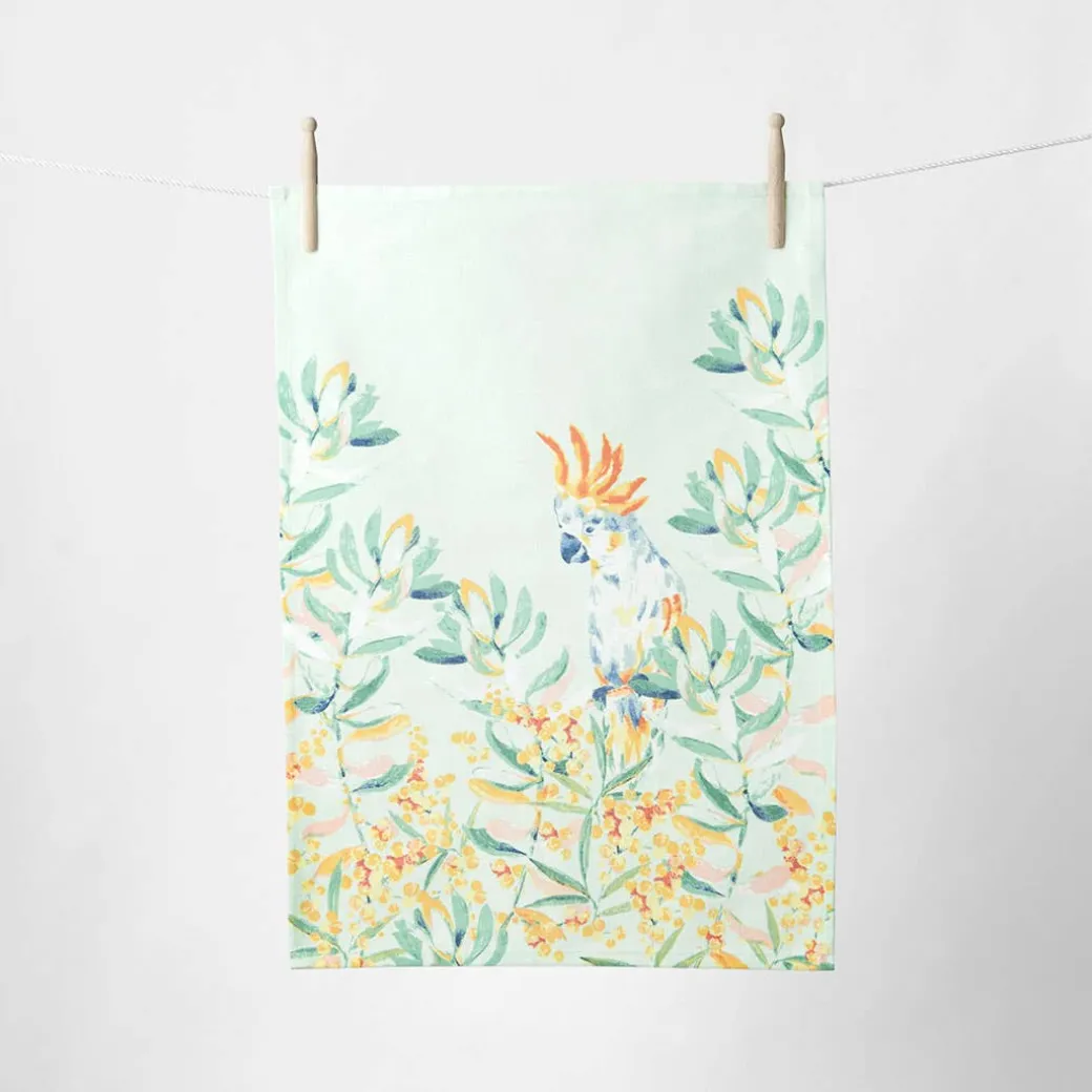 Cockatoo Tea Towel