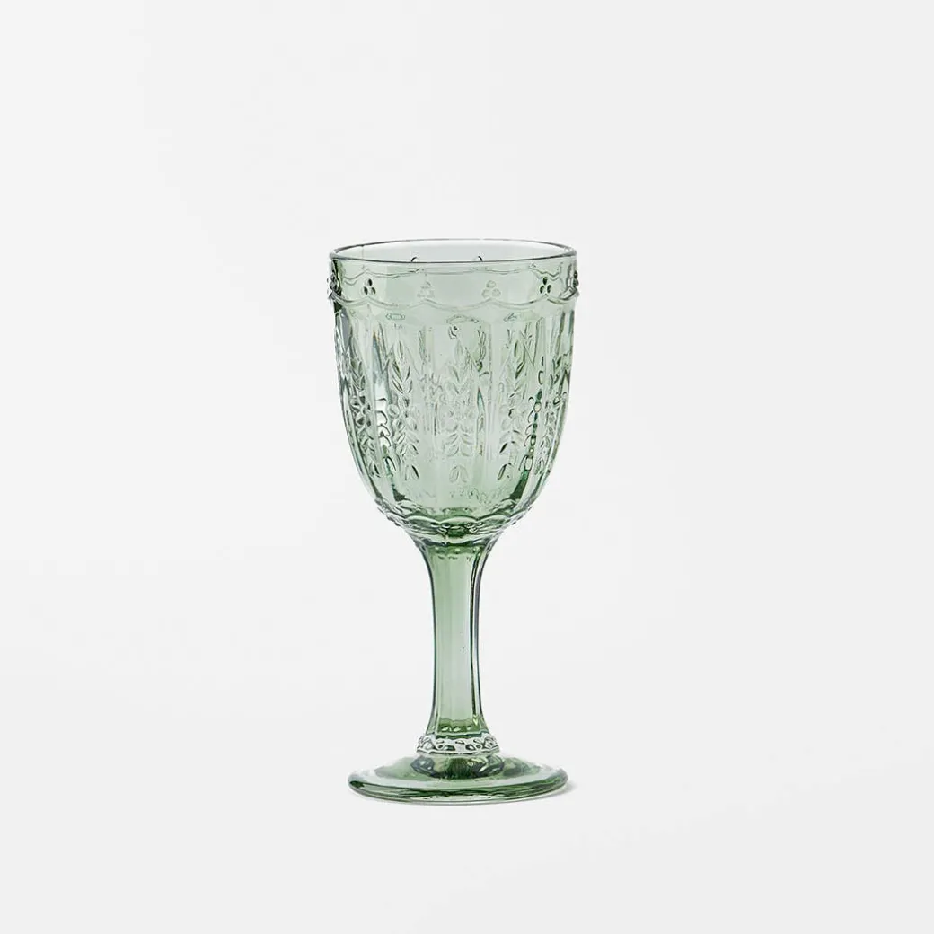 Cosette Glass Drinkware - Green
