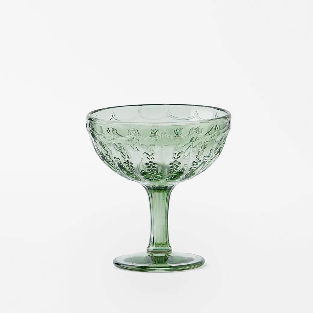 Cosette Glass Drinkware - Green