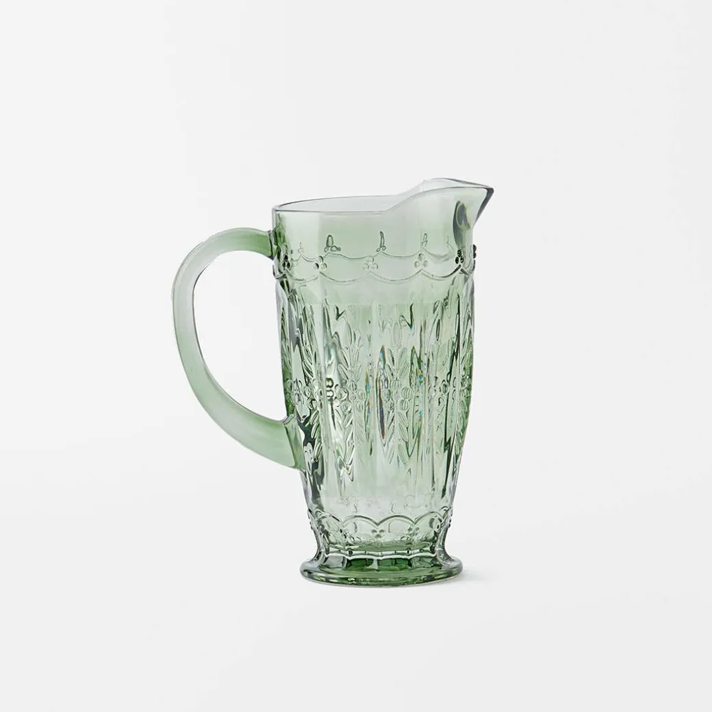 Cosette Glass Drinkware - Green