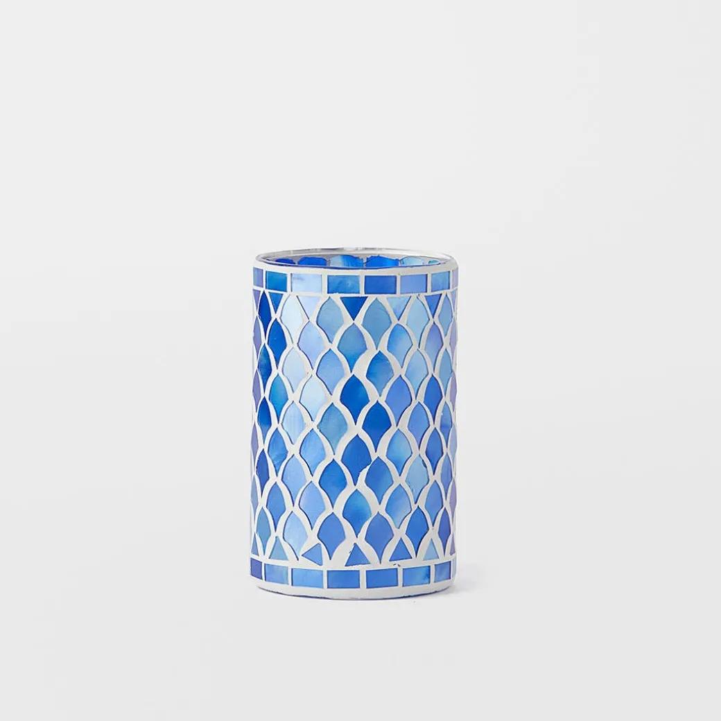 Deep Blue Mosaic - Dark Blue