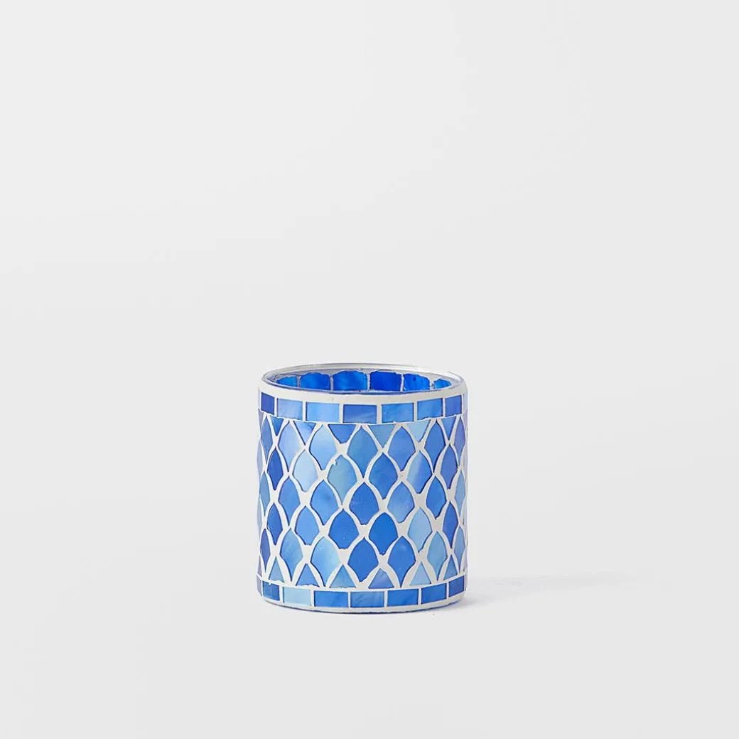 Deep Blue Mosaic - Dark Blue