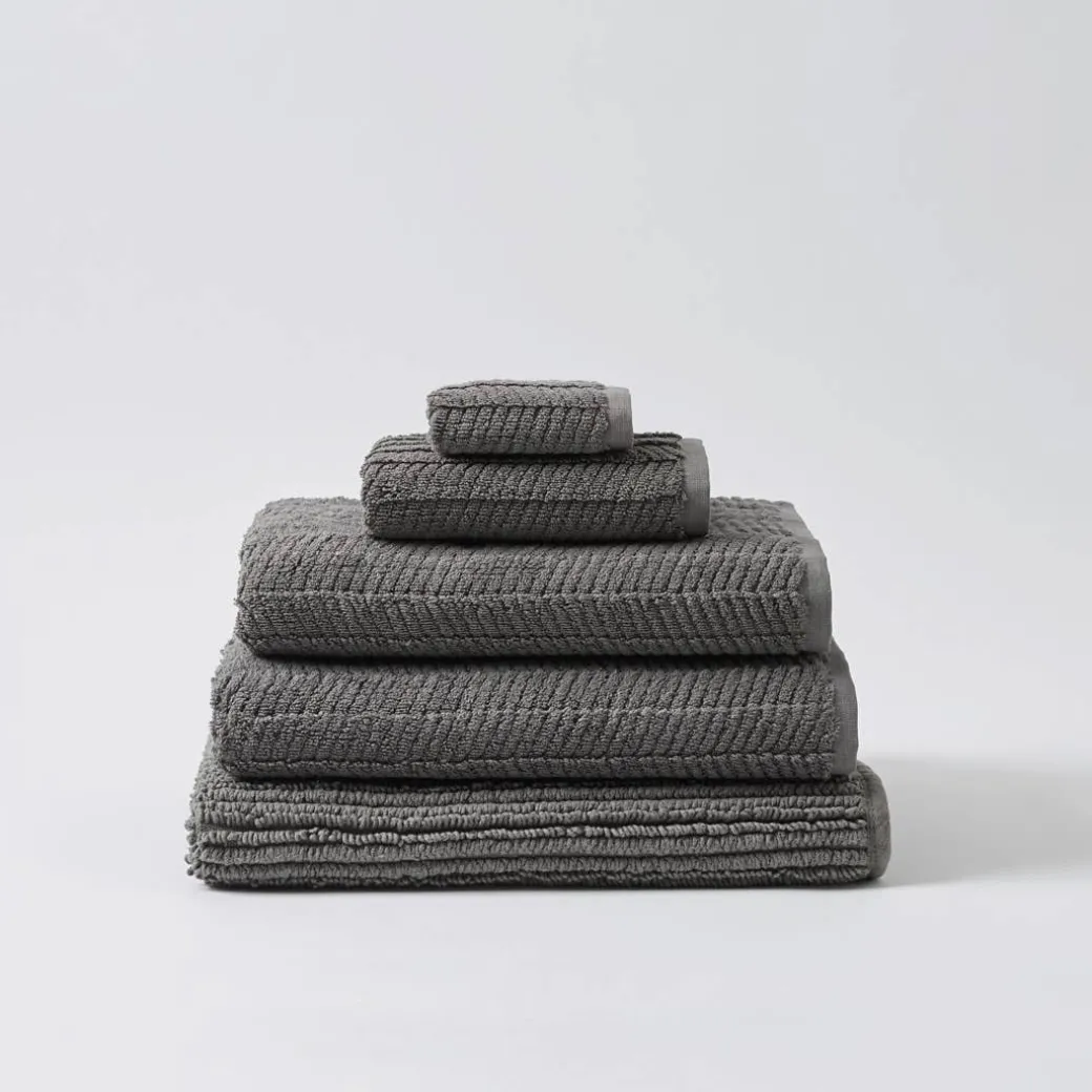 Devon Towel - Charcoal
