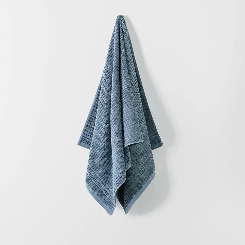 Egyptian Retreat Towel - Denim Blue