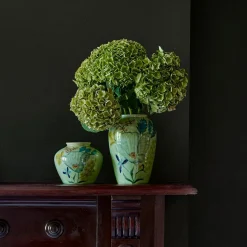 Evergreen Floral Ceramic Vase Large