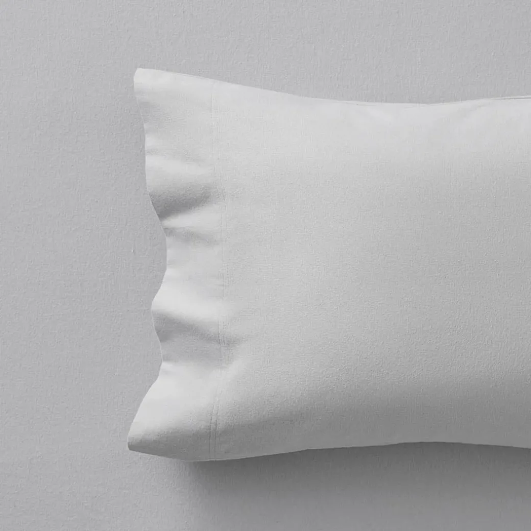Flannelette Sheet Set - White