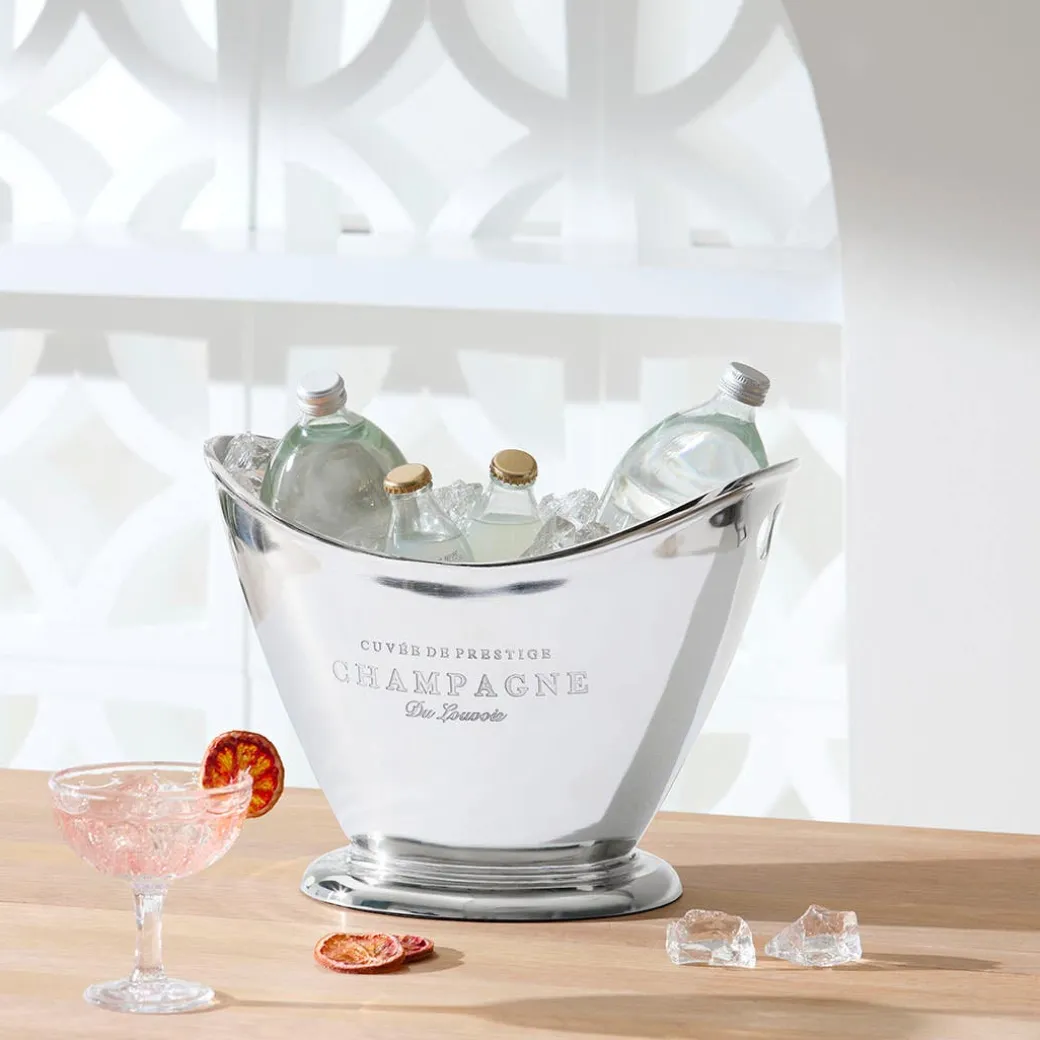 Flared Champagne Bucket - Silver
