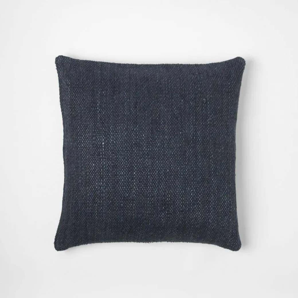 Flinders Linen Blend Cushion - Ink