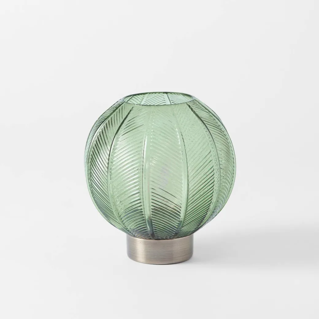 Greta Led Glass Lamp - Green