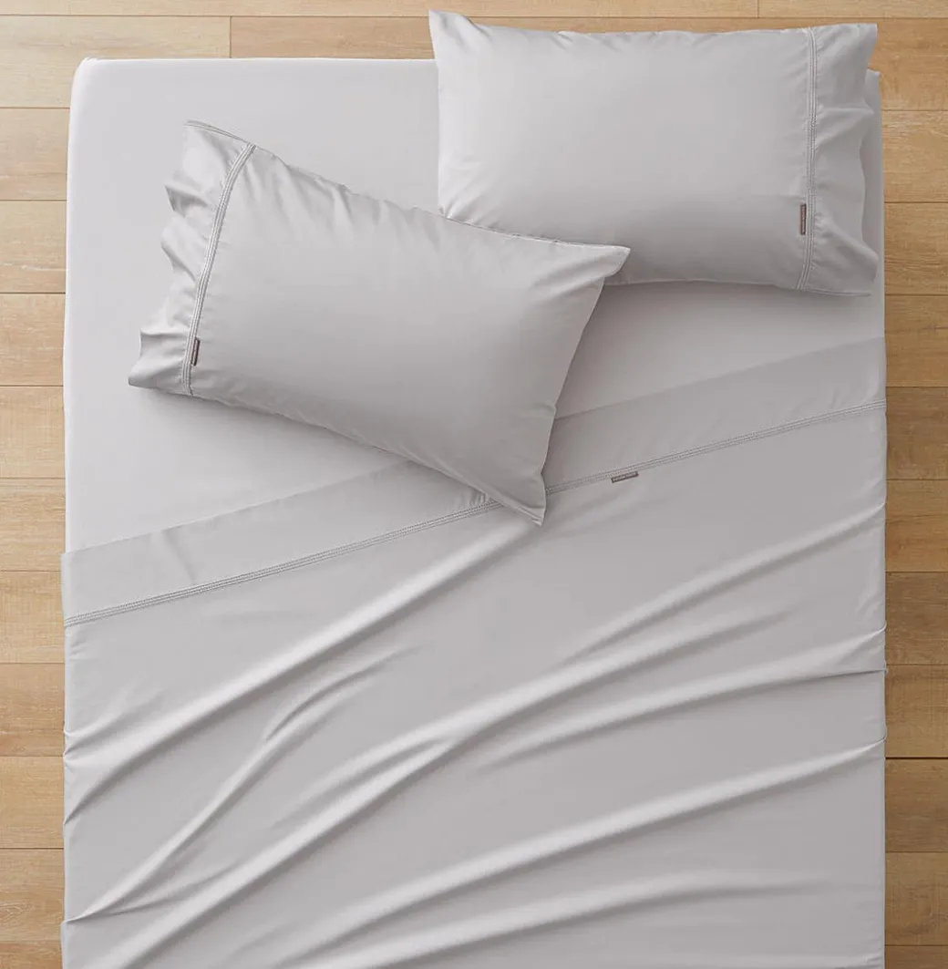 Honour 550 TC Cotton Sateen Sheet Set - Silver