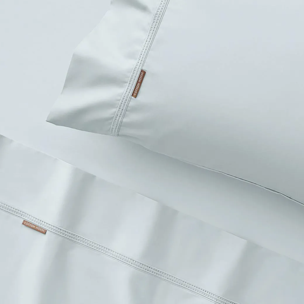 Honour 550 TC Cotton Sateen Sheet Set - Silver