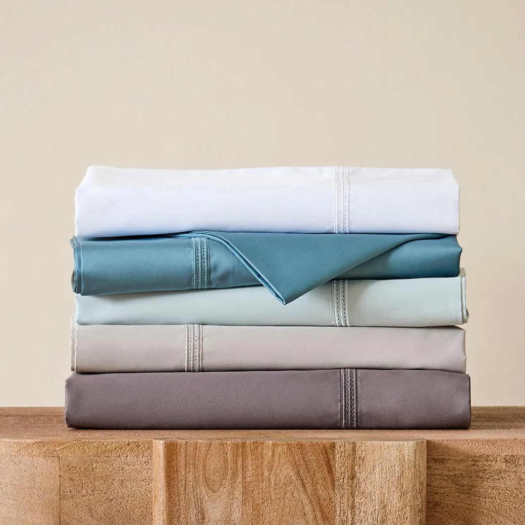 Honour 550 TC Cotton Sateen Sheet Set - Silver