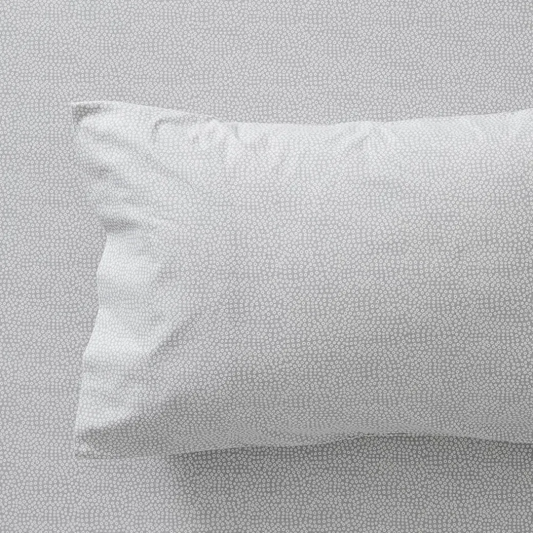 Ikura Flannelette Sheet Set - Smoke Blue