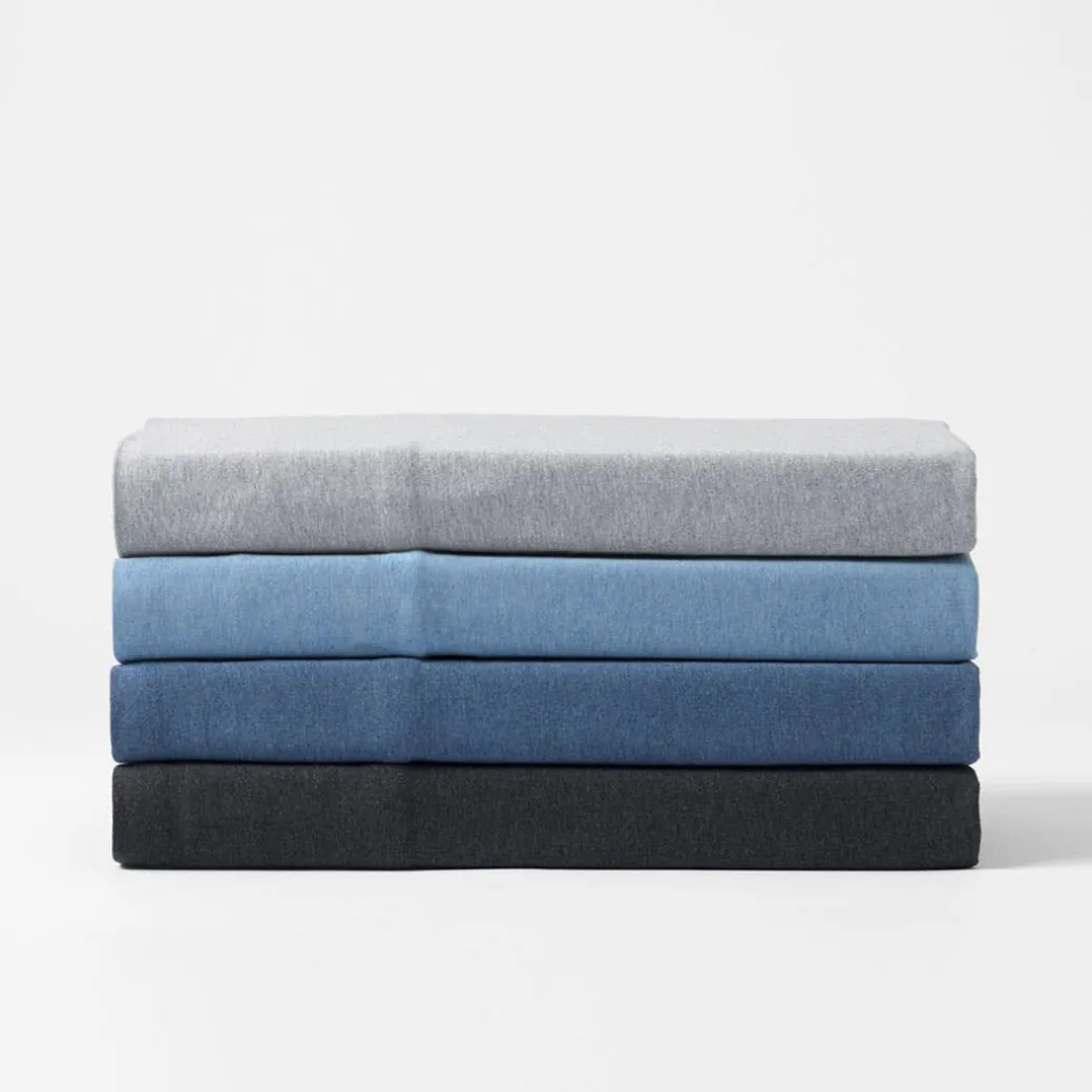 Jersey Cotton Fitted Sheets - Grey