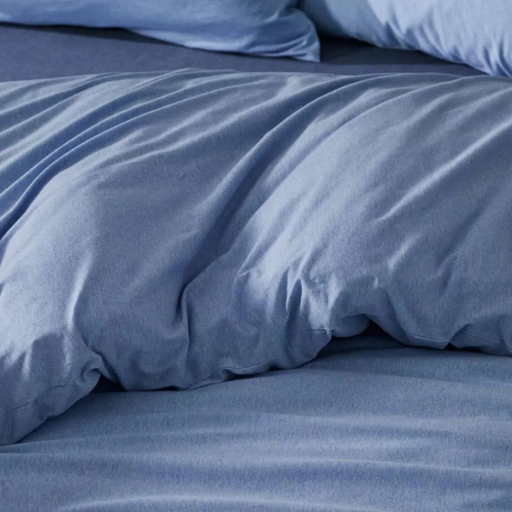 Jersey Quilt Cover - Denim