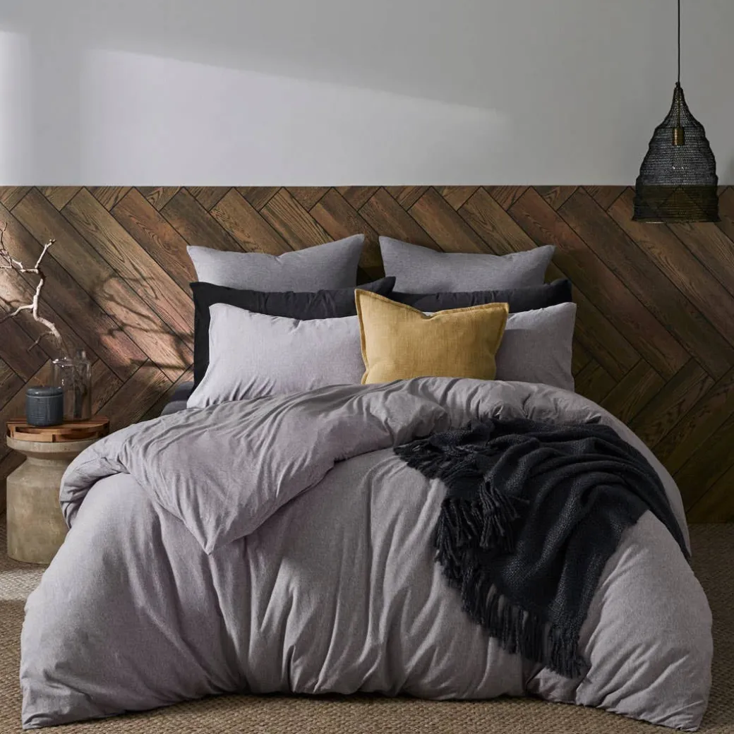 Jersey Quilt Cover - Denim