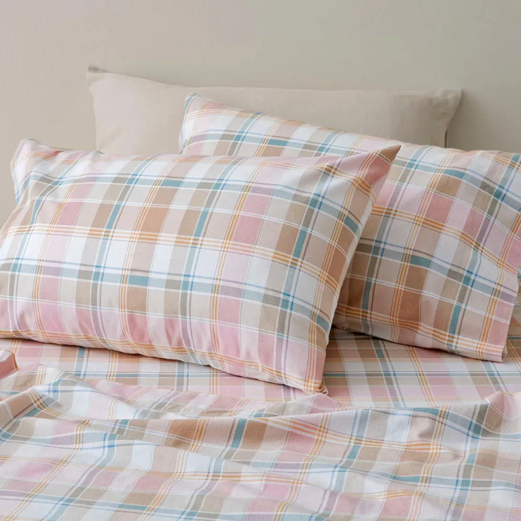 Mara Flannelette Sheet Set