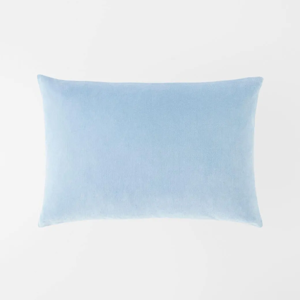 Meera Velvet Linen Cushion - Olive Green