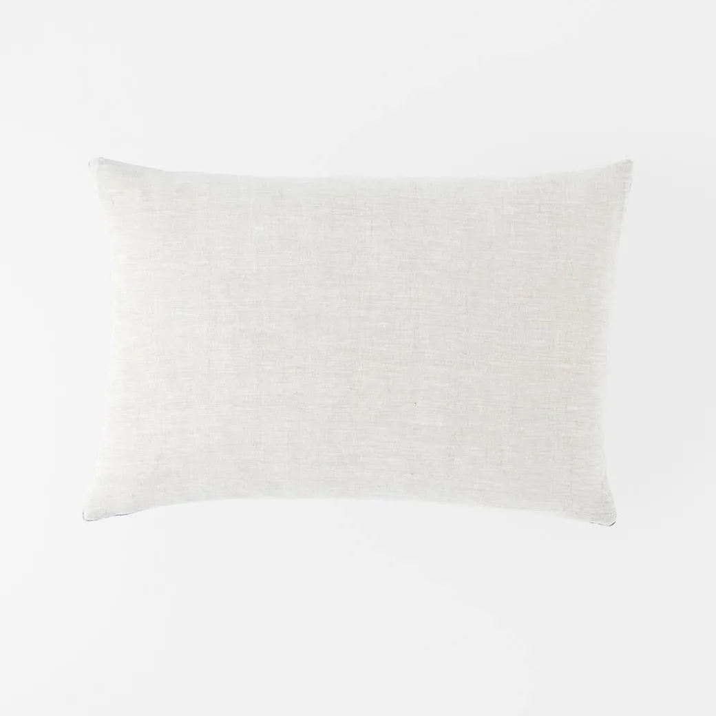 Meera Velvet Linen Cushion - Olive Green