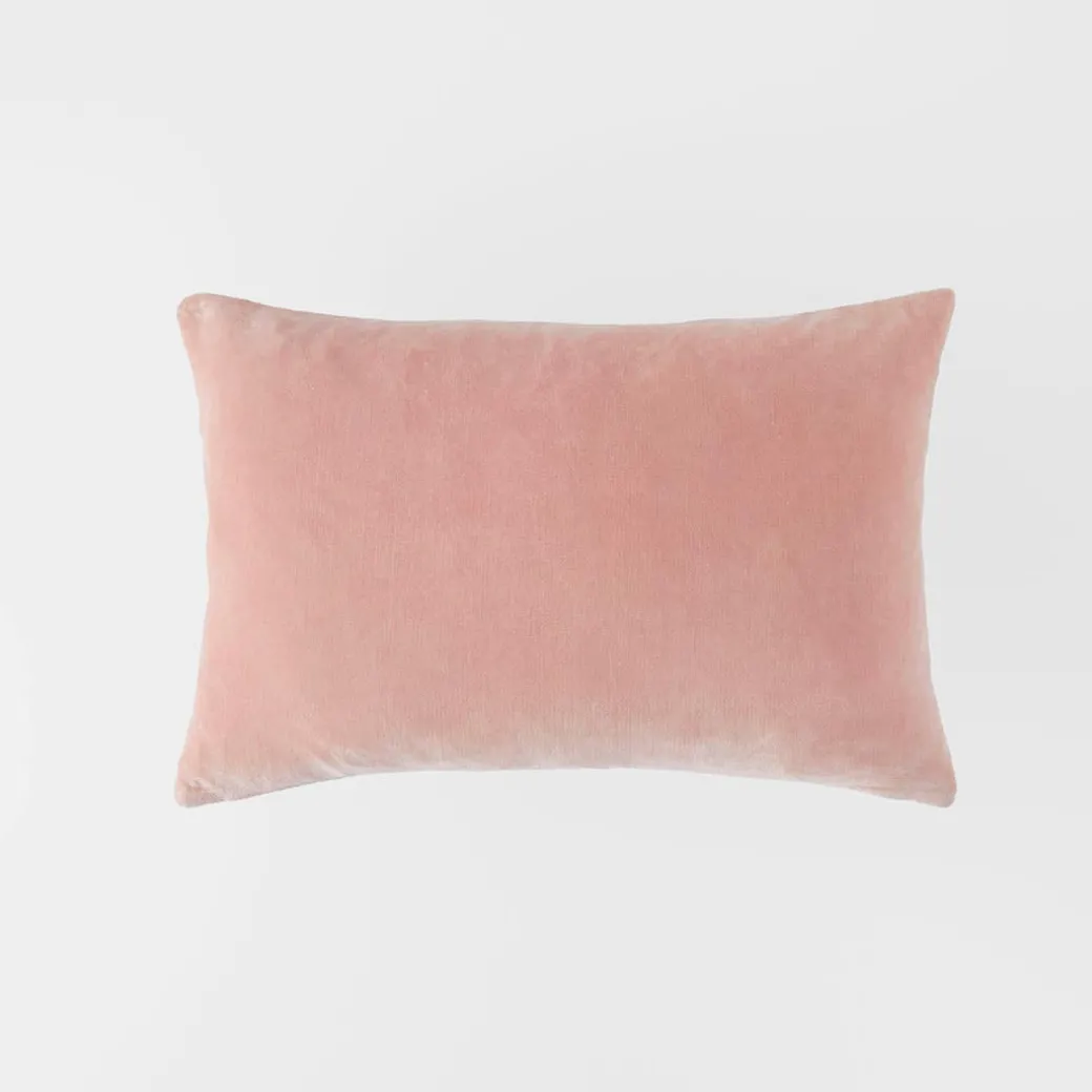 Meera Velvet Linen Cushion - Olive Green