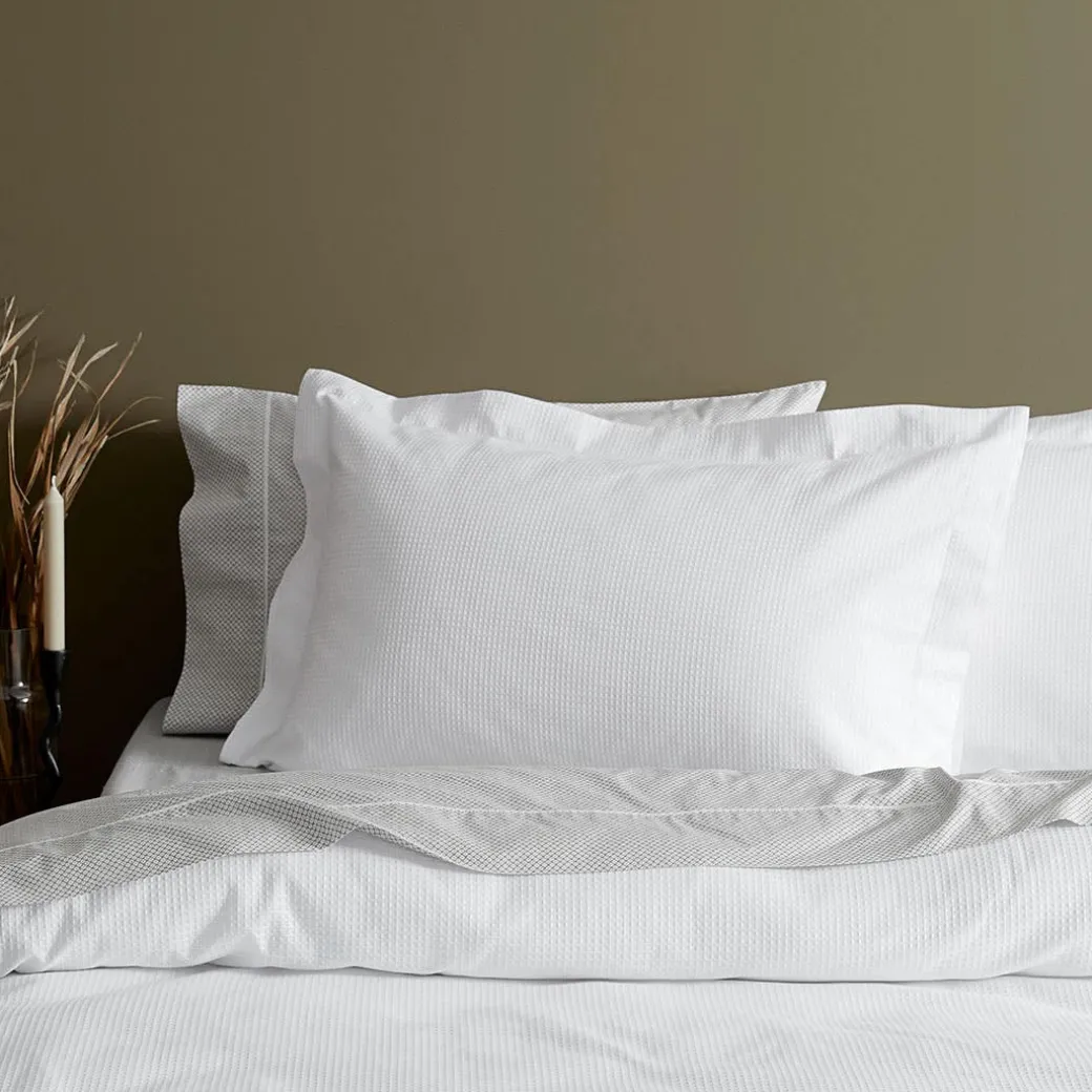 Metro Quilt Cover - Silver