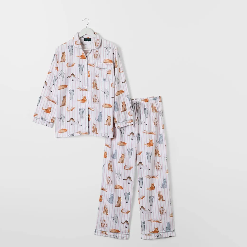 Mittens Flannelette Pyjamas