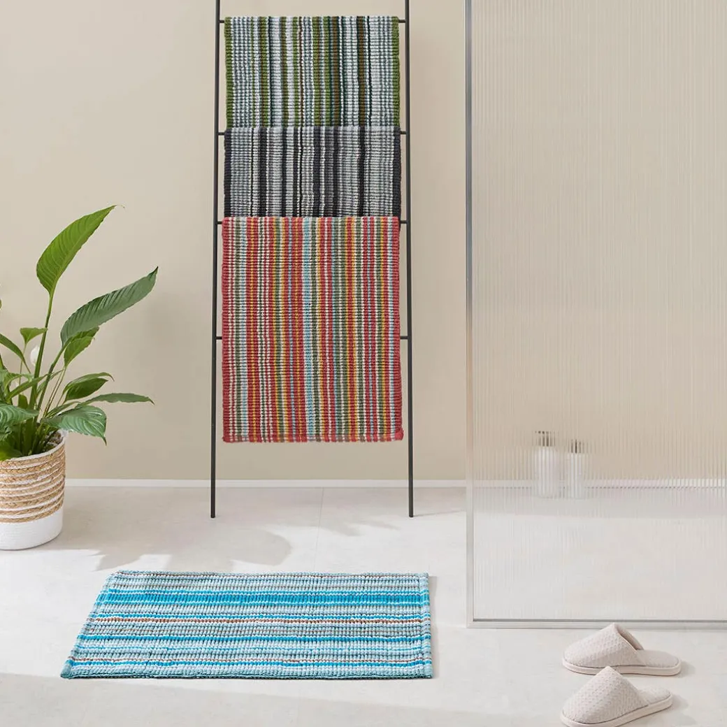 Montauk Bath Mat - Clay Multi