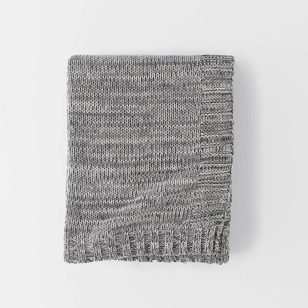 Moss Ombre Throw - Bluestone