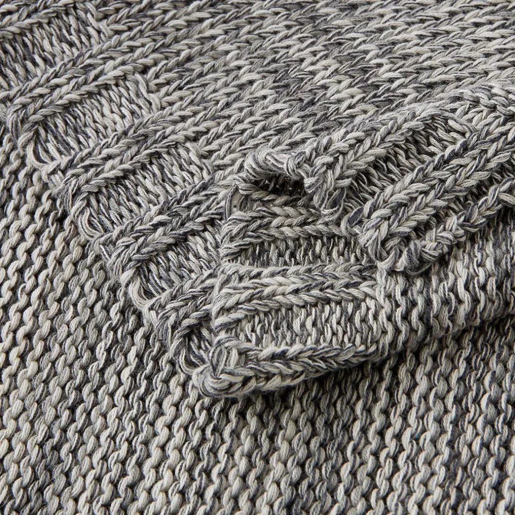 Moss Ombre Throw - Bluestone