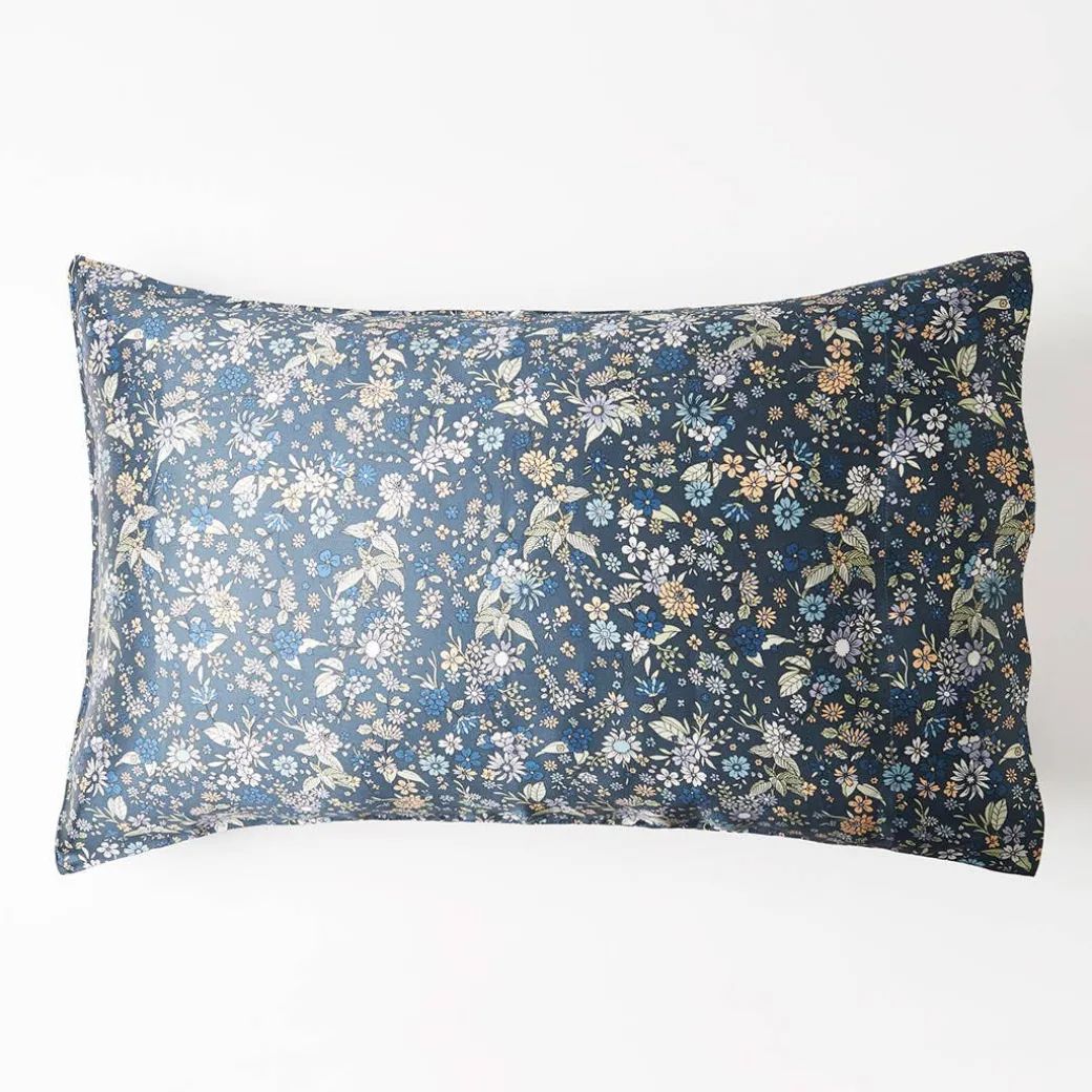 Mulberry Silk Print Pillowcase - Green