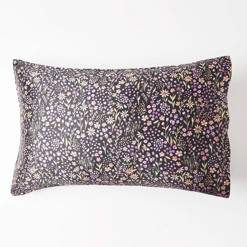 Mulberry Silk Print Pillowcase - Green