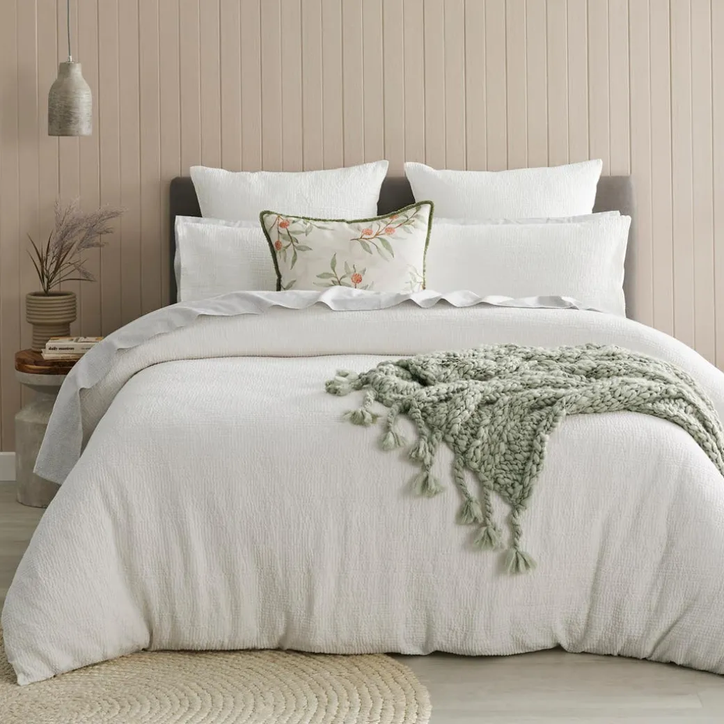 Nico Quilt Cover - Ivory