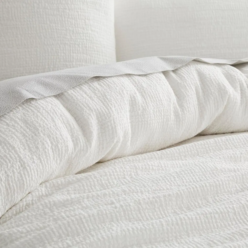 Nico Quilt Cover - Ivory