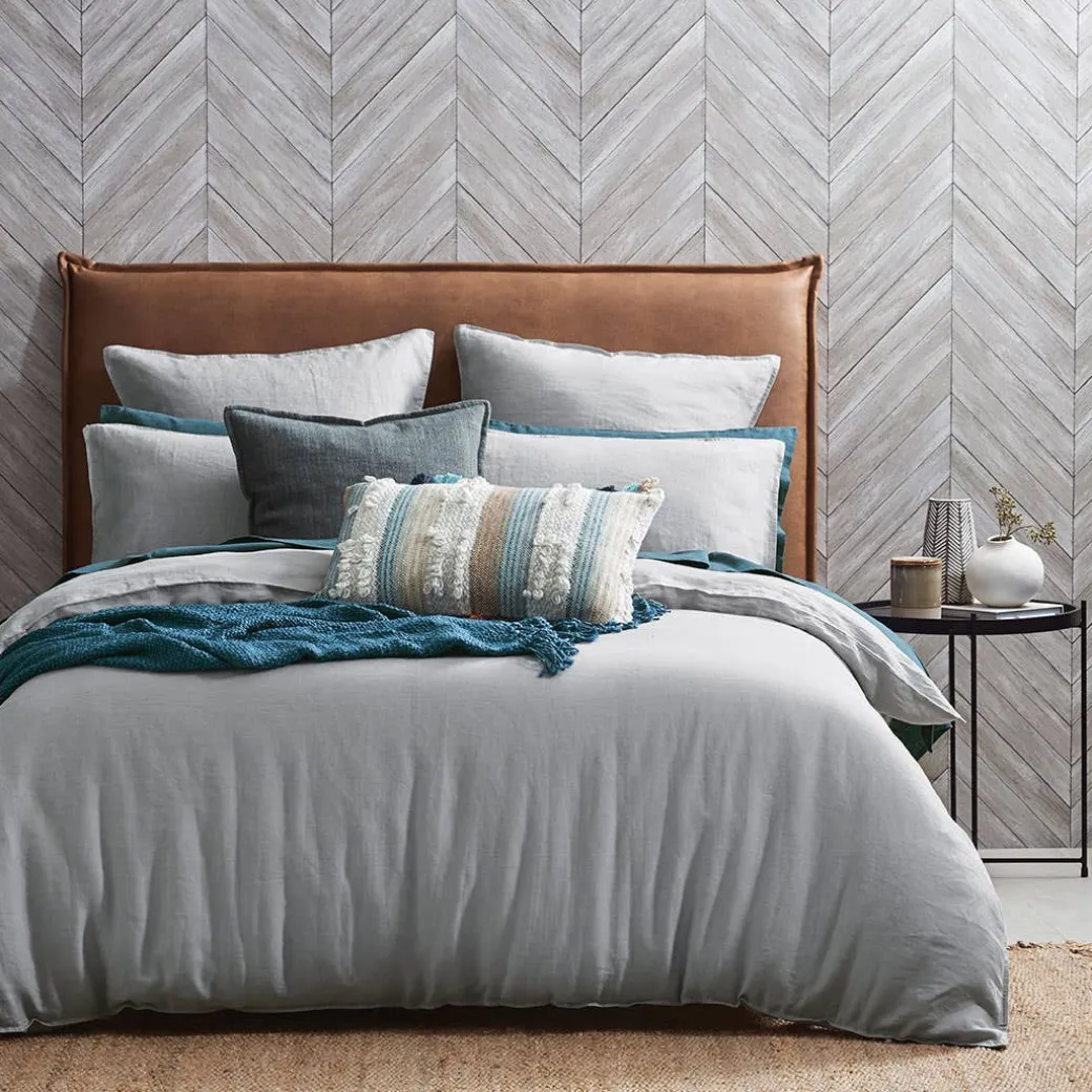 Olsen Linen/Cotton Quilt Cover - Green